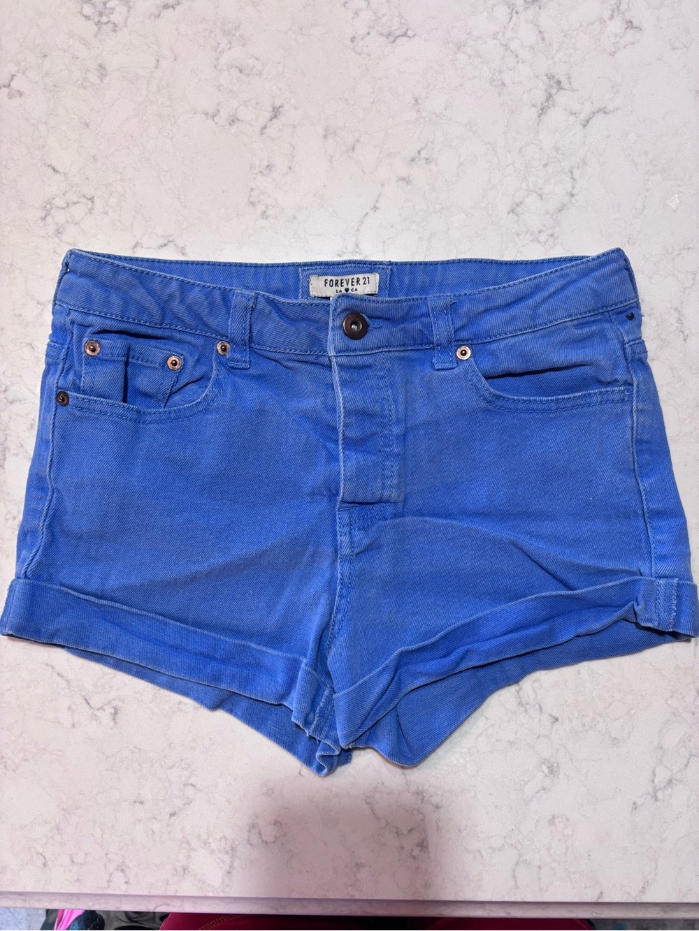 Y2K retired Forever 21 Royal Blue Women's Denim Shorts